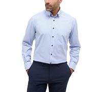 ETERNA Uomo Poplin Shirt Comfort Fit 1/1 Light Blue 44_H_1/1