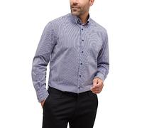 ETERNA Uomo Poplin Shirt Comfort Fit 1/1 Navy 45_H_1/1
