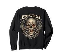 Eternal Decay Skull Gothic Vintage Streetwear (ON Back) Felpa