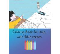 Eternal Light Publishing Coloring Book for Kids, with Bible verses (Tascabile)
