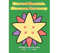 Eternal Mandala Blossom Harmony: Geometric Blooms in Symmetrical Splendor