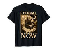 Eternal Now Time Zen Mindfulness Presente Momento Maglietta