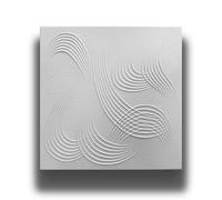 10 o 20mq (40 oppure 80 pezzi) di pannello decorativo 3D a soffitto in EPS isolante 50x50cm MIRAZ - Pacco da 20 metri quadrati
