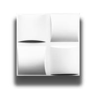 10 o 20mq (40 oppure 80 pezzi) di pannello decorativo 3D a soffitto in EPS isolante 50x50cm DOMINO - Pacco da 10 metri quadrati