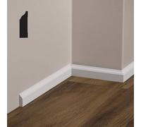 Eternal Parquet Battiscopa Firenze in POLIMERI FeelingWood-HD 32x10mm - Bianco (Prezzo al Metro)