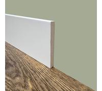Eternal Parquet BATTISCOPA ZOCCOLINO Squadrato in Fibra di Legno COMPATTA 120X12 Bianco 9016