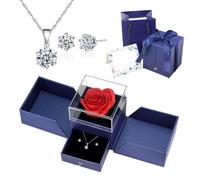 Eternal Rose Set,Regalo Originale per Donne,Scatola di Gioielli Eternal