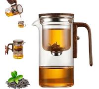 Eternititea Magic Pot, Tea Pot with infuser, Glass Teapot with Strainer, Magnetic Tea Pot, Magnetic Tea Pot with Handle for Home, Office and Gifting (720ml)