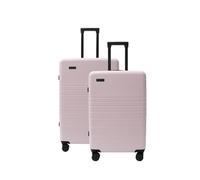 ETERNITIVE E3 Pro Set 2 valigie 157 L media 60 L + grande 97 L TSA rosa | Set di 2 valigie coordinate: 60 L + 97 L; lucchetto TSA su ciascuna, si ripongono una dentro l’altra