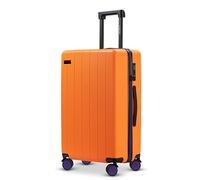 ETERNITIVE - Valigia Media I Valigia Rigida in ABS I Dimensioni: 65,5 x 43,5 x 26,5 cm 60L I Trolley con Lucchetto TSA I Bagaglio con 4 Ruote a 360° I Valigia Durevole I Arancione