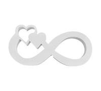 Eternity Heart Decor | The Infinity Symbol And Heart - Symbolizing Eternal Infinite Love, A Gift For A Loved, A Valentine's Day And Wedding- Romantic Table Accessories For Wedding, Home