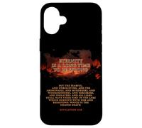 Eternity is a Long Time to Be Wrong - Revelation 21:8 Hell Custodia per iPhone 16 Plus