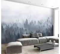 Eterno Fresco Nebbia Foresta Paesaggio Carta Da Parati 3D Seta lusso Studio Sala Pranzo Divano Camera Per Mobili Letto Soggiorno Tv Muro-430cm×300cm