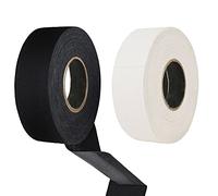 Eterspr 2 Rotoli di Nastri per Hockey, Nastro per Bastone da Hockey, per Impugnatura da Badminton, Canna da Golf, Hockey su Pista, 20M, (Nero, Bianco)