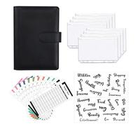 Eterspr A6 Budget Binder Raccoglitore, Planner per Bilancio, A6 PU Leather Budget Binder, Adatto come Bellissimo Regalo per gli Amici