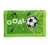 Eterspr Verde Portafoglio in Stile Cartone Animato, Portafoglio con Motivo Calcio, può Essere Utilizzato come Oggetto di Archiviazione o Regalo per i Bambini che Amano il Calcio