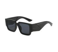 ETETGVG Occhiali da sole classici da uomo e da donna, alla moda, di lusso, per guida all'aperto, UV400 (nero grigio)