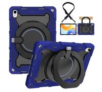 ETGOKJM for Huawei Matepad 11 (2023/2021)/C7 Tablet Kids Case Heavy Duty Shockproof Rugged Protective Cover Kickstand with Shoulder Strap(Dark Blue)