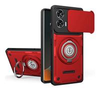 ETGOKJM for Motorola Moto G85/G96 Case, Shockproof Phone Cover with Built-in Kickstand & Slide Camera Protector, Heavy Duty Drop Resistant Full Body Protective(K?RM?z?)