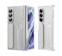 ETGOKJM for Samsung Galaxy Z Fold 8 Case with Stand Built-in Screen Protector, Hinge Protective Full-Body Shockproof Phone for(Clear)