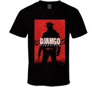 Ethan Alleyne Django Unchained Film T-Shirt Western Tarantino Film D Is Silent Black XXL