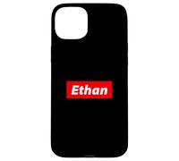Ethan Bold Nome Umorismo minimo Identità Ethan Meme Custodia per iPhone 15 Plus