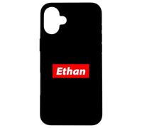 Ethan Bold Nome Umorismo minimo Identità Ethan Meme Custodia per iPhone 16 Plus