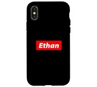 Ethan Bold Nome Umorismo minimo Identità Ethan Meme Custodia per iPhone X/XS