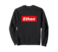 Ethan Bold Nome Umorismo Minimo Identità Ethan Meme Felpa
