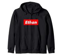 Ethan Bold Nome Umorismo Minimo Identità Ethan Meme Felpa con Cappuccio