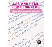 Ethan Hall CSS and HTML for beginners (Copertina rigida) Coding