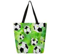 Ethebre Borsa tote in tela da donna con schizzi di acquerello, borsa a tracolla riutilizzabile con tasca interna con cerniera carina stampata casual per lavoro quotidiano, viaggi, shopping, spesa