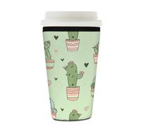 Ethebre Carino Doodle Cactus Cuore Iced Coffee Sleeve 623-680,4 g