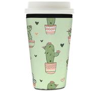 Ethebre Carino Doodle Cactus Cuore Iced Coffee Sleeve 907,2 g