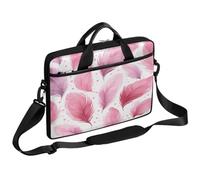 Ethebre Feathers Love Hearts Borsa per computer portatile da 15 pollici con tracolla sottile borsa da lavoro per donne uomini borsa messenger borsa per laptop per lavoro ufficio viaggi