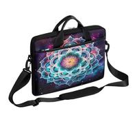 Ethebre Galaxy Space Boho Mandala Borsa per computer portatile 15 pollici borsa per computer portatile con tracolla sottile borsa da lavoro per donne uomini borsa messenger borsa per laptop per lavoro