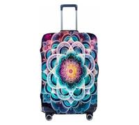 Ethebre Galaxy Space Boho Mandala Copertura elastica per bagagli, copertura protettiva per valigia, antipolvere, antigraffio, protezione per bagagli elasticizzata per viaggi di lavoro, Mandala Boho