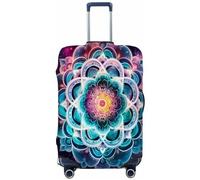 Ethebre Galaxy Space Boho Mandala Copertura elastica per bagagli, copertura protettiva per valigia, antipolvere, antigraffio, protezione per bagagli elasticizzata per viaggi di lavoro, Mandala Boho