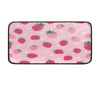 Ethebre Tappeto da cucina a pois con fragole e frutta, 99 x 51 cm