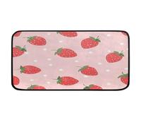 Ethebre Tappeto da cucina a pois fragola 99 x 51 cm