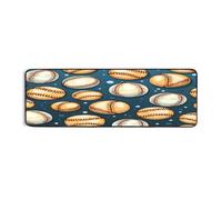 Ethebre Tappeto da cucina vintage a pois baseball 183x61 cm