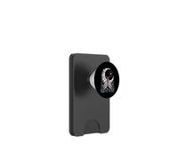 Ethereal Celestial Moth Butterfly Flowers Moon Aesthetic PopSockets PopWallet per MagSafe