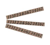 Ethereal Drum Sticker - 3 pezzi in acciaio Tongue Drum 15 Tone Note Decals | PVC Adhesive Musical Instrument Stickers For Quick Percussion Training Replacement Parts Accessory Decoration Label