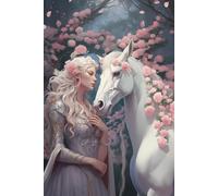 Ethereal Princess Journal: A Lined Notebook with a Majestic White Horse | Writing Journal (6” x 9”): Enchanted Fantasy Notebook for Writing, Dream Journaling, and Creative Expression