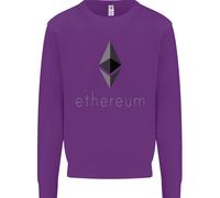 Ethereum Crypto Monete Bambini Felpa Maglione