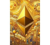 Ethereum Notebook: Trading Journal: 6" x 9", 100 lined pages, Ethereum on every page, accessory for crypto lovers and blockchain enthusiasts, tracker for daily investment