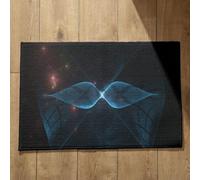 Ethereval Tappeto Asciugapassi Rettangolare Zerbino Antiscivolo Per Ingresso Camera da Letto Paesaggio Cosmico, Interno Zerbini Piccoli Balcone Asciugatura Rapida 45x75cm