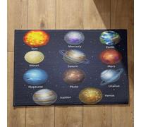 Ethereval Zerbino da Esterno Personalizzato Zerbini Su Misura Pianeta, Zerbino da Esterno Stretto Tappetino Bagno Assorbente Antiscivolo Zerbini Antiscivolo 40x60cm