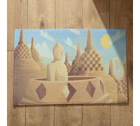 Ethereval Zerbino Ingresso Esterno Welcome Tappetini Interni Cucina Costruire Il Paesaggio, Zerbini Per Grandi Superficie Morbida Flanella 40x60cm