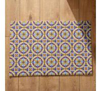 Ethereval Zerbino One Piece Zerbini Per Ingresso Esterno Modello Retrò, Zerbino Per Esterno Personalizzato Tappetino Bagno Doccia Antiscivolo Asciugatura Rapida 45x75cm